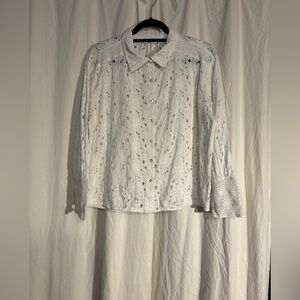 Princess Goes Hollywood White Lace Top